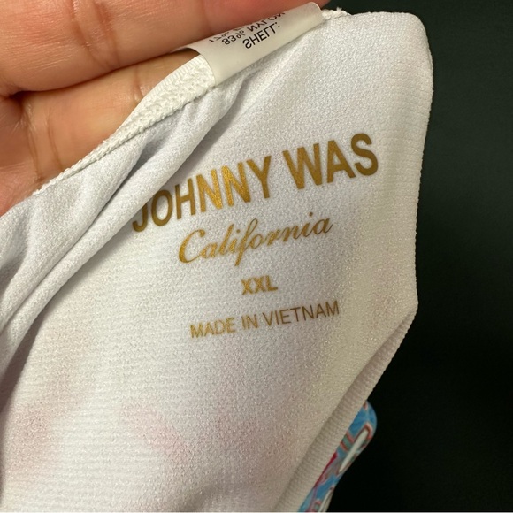 Johnny Was Dreamer One Piece Bathingsuit Womens XXL Floral Summer Swim Wear - Picture 9 of 11